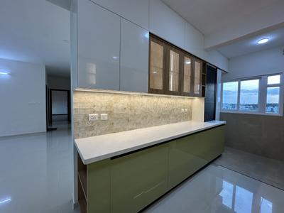Kitchen Image of 1655 Sq.ft 3 BHK Apartment / Flat for rent in L And T Raintree Boulevard, Sahakara Nagar Bengaluru for Rs. 90000