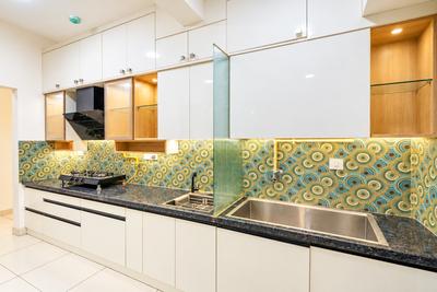 Kitchen Image of 1600 Sq.ft 3 BHK Apartment / Flat for rent in Brigade Cornerstone Utopia, Varthur Bengaluru for Rs. 63000