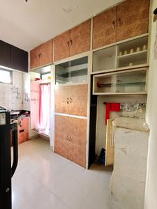 Kitchen Image of 600 Sq.ft 1 BHK Apartment / Flat for rent in Dhayari Pune for Rs. 14000
