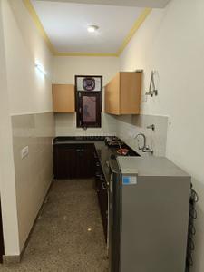 Kitchen Image of 650 Sq.ft 1 BHK Builder Floor for rent in Paryavaran Complex, Sheikh Sarai New Delhi for Rs. 16000