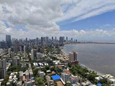 Bedroom Three Image of 1400 Sq.ft 3 BHK Apartment / Flat for sale in Prescon Midtown Bay, Mahim Mumbai for Rs. 64000000