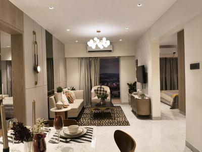 Living Room Image of 835 Sq.ft 2 BHK Apartment / Flat for rent in Veena Serene Residential, Chembur Mumbai for Rs. 62000