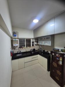 Kitchen Image of 980 Sq.ft 2 BHK Apartment / Flat for rent in Kumar Primavera B6, Wadgaon Sheri Pune for Rs. 40000