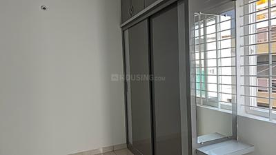 Bedroom Image of 550 Sq.ft 1 BHK Builder Floor for rent in HSR Layout Bengaluru for Rs. 26000