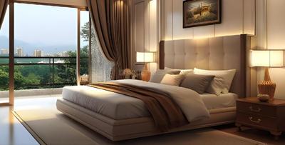 Bedroom Image of 1590 Sq.ft 3 BHK Apartment / Flat for sale in Sukhwani Ambar, Wakad Pune for Rs. 14000000