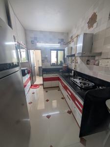 Kitchen Image of 950 Sq.ft 2 BHK Apartment / Flat for sale in Bhakti Nagar Rajkot for Rs. 4700000