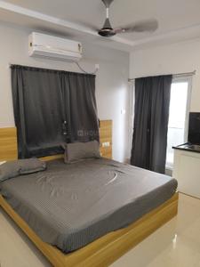 Bedroom Image of 400 Sq.ft 1 RK Studio for rent in Gachibowli Hyderabad for Rs. 23000