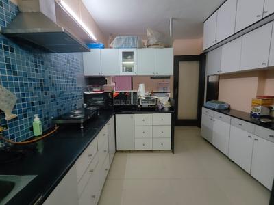 Kitchen Image of 2025 Sq.ft 3 BHK Apartment / Flat for sale in Trilokesh Gulmohar Heights, Prahlad Nagar Ahmedabad for Rs. 20000000