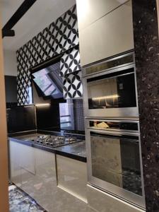 Kitchen Image of 791 Sq.ft 3 BHK Apartment / Flat for sale in Rosa Gardenia, Kasarvadavali Thane for Rs. 12500000