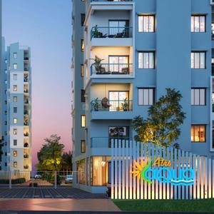 Image of 1180 Sq.ft 3 BHK Apartment / Flat for sale in Atri Aqua, Narendrapur, Kolkata for Rs. 5900000