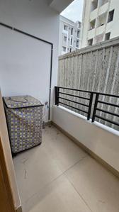 Balcony Image of 700 Sq.ft 1 BHK Apartment / Flat for rent in Madhapur Hyderabad for Rs. 40000