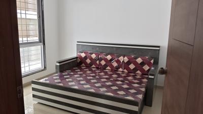 Bedroom Image of 1250 Sq.ft 3 BHK Apartment / Flat for rent in Vinayak Eastern River Residency Wing F, Pimple Gurav Pune for Rs. 48000