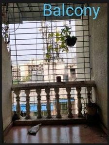 Balcony Image of 620 Sq.ft 1 BHK Apartment / Flat for sale in Space Chandra Darshan Hill View, Karanjade Navi Mumbai for Rs. 4100000