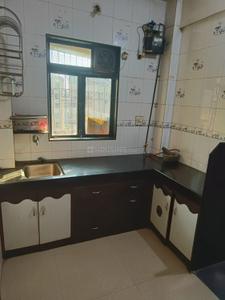 Kitchen Image of 610 Sq.ft 1 BHK Apartment / Flat for rent in Bhayandar East Mira Bhayandar for Rs. 19000
