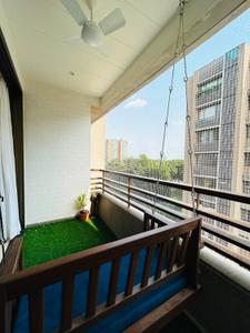 Balcony Image of 2220 Sq.ft 3 BHK Apartment / Flat for sale in Iscon Ambli Road Ahmedabad for Rs. 24900000