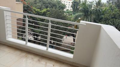 Balcony Image of 1550 Sq.ft 3 BHK Apartment / Flat for rent in Aisshwarya Excellency, Dooravani Nagar Bengaluru for Rs. 65000