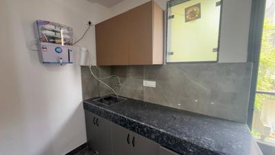 Kitchen Image of 500 Sq.ft 1 RK Builder Floor for rent in Sector 57 Gurgaon for Rs. 23000