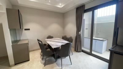 Dining Area Image of 2200 Sq.ft 3 BHK Independent House for sale in Silicon Sansaara, Kanadiya Indore for Rs. 14100000