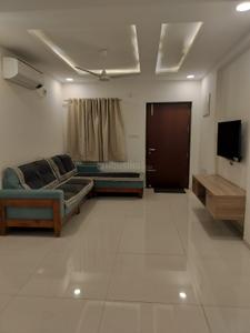 Hall Image of 1600 Sq.ft 3 BHK Apartment / Flat for rent in Alekhya Palm Woods, Financial District Hyderabad for Rs. 72000