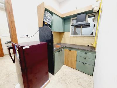 Kitchen Image of 550 Sq.ft 1 BHK Apartment / Flat for rent in Mahalakshmi Nagar Indore for Rs. 18000