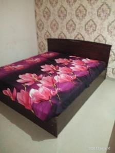 Bedroom Image of 1000 Sq.ft 1 BHK Builder Floor for rent in Chugh Grande Exotica Aura I, Bicholi Hapsi Indore for Rs. 17000