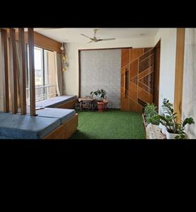 Balcony Image of 2880 Sq.ft 3 BHK Apartment / Flat for rent in Ganesh Maple Tree Garden Homes, Thaltej Ahmedabad for Rs. 110000