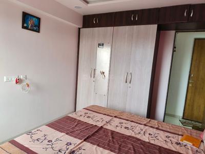 Bedroom Image of 1050 Sq.ft 2 BHK Apartment / Flat for rent in Shaligram Prime, South Bopal Ahmedabad for Rs. 24500