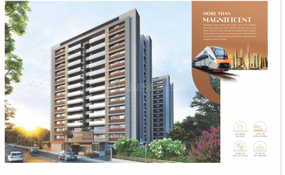 Image of 2583 Sq.ft 3 BHK Apartment / Flat for sale in PDPU Road, Gandhinagar for Rs. 13500000