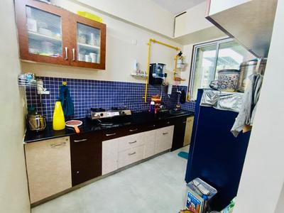 Kitchen Image of 758 Sq.ft 1 BHK Apartment / Flat for rent in Build Art Aarna Fortune, South Bopal Ahmedabad for Rs. 28000