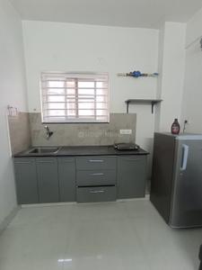 Kitchen Image of 500 Sq.ft 1 BHK Apartment / Flat for rent in Madhapur Hyderabad for Rs. 27000