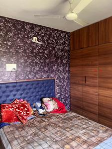 Bedroom Image of 1161 Sq.ft 2 BHK Apartment / Flat for rent in Adajan Surat for Rs. 17000