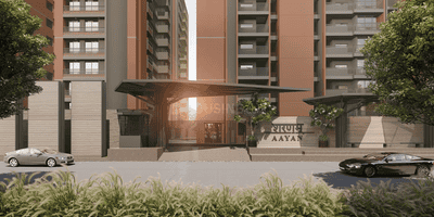 Image of 1000 Sq.ft 3 BHK Apartment / Flat for sale in Sharnam Aayan, Adalaj, Gandhinagar for Rs. 8500000