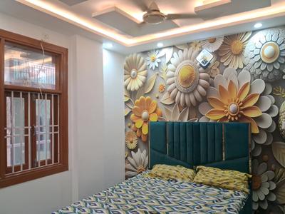 Bedroom Image of 600 Sq.ft 2 BHK Builder Floor for sale in Happy Homes, Dwarka Mor New Delhi for Rs. 4600000