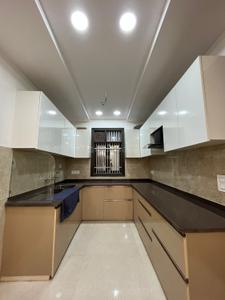 Kitchen Image of 950 Sq.ft 3 BHK Builder Floor for sale in Tilak Nagar New Delhi for Rs. 14500000