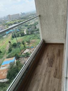 Balcony Image of 607 Sq.ft 1 BHK Apartment / Flat for rent in Ashar Arize, Kalwa Thane for Rs. 27000