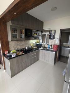 Kitchen Image of 1250 Sq.ft 2 BHK Apartment / Flat for rent in SJR Blue Waters, Parappana Agrahara Bengaluru for Rs. 49000