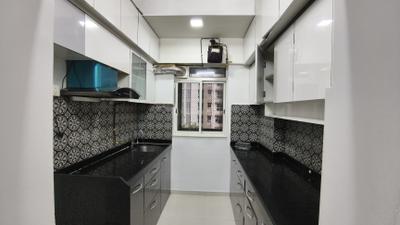 Kitchen Image of 630 Sq.ft 1 BHK Apartment / Flat for sale in Lodha Amara, Kolshet Thane for Rs. 7500000