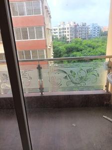 Balcony Image of 1000 Sq.ft 3 BHK Apartment / Flat for rent in New Town Kolkata for Rs. 26000