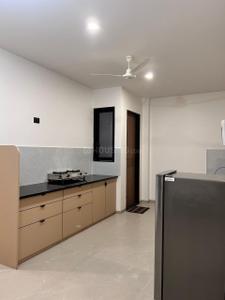 Kitchen Image of 750 Sq.ft 2 BHK Builder Floor for rent in Scheme No 114 Indore for Rs. 35000
