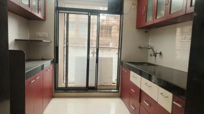 Kitchen Image of 719 Sq.ft 1 BHK Apartment / Flat for rent in Kurla West Mumbai for Rs. 37500