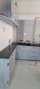 Kitchen Image of 680 Sq.ft 1 BHK Apartment / Flat for sale in Tragad Ahmedabad for Rs. 3650000