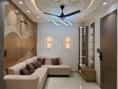 Living Room Image of 720 Sq.ft 3 BHK Builder Floor for rent in Dwarka Mor New Delhi for Rs. 30000