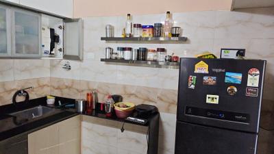 Kitchen Image of 1300 Sq.ft 2.5 BHK Apartment / Flat for sale in Vasupujya Neco Skypark, Pimple Nilakh Pune for Rs. 14500000