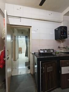 Kitchen Image of 550 Sq.ft 1 BHK Apartment / Flat for rent in Kalwa Thane for Rs. 18000