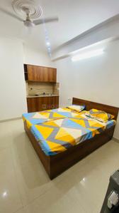 Bedroom Image of 455 Sq.ft 1 RK Independent House for rent in Sector 17 Gurgaon for Rs. 18000