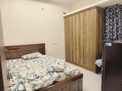 Bedroom Image of 795 Sq.ft 1 BHK Apartment / Flat for rent in Kondapur Hyderabad for Rs. 25000