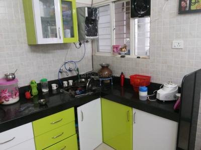 Kitchen Image of 750 Sq.ft 1 BHK Apartment / Flat for rent in Sancheti Belcastel, Mundhwa Pune for Rs. 24000