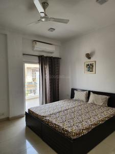 Bedroom Image of 1260 Sq.ft 2 BHK Apartment / Flat for rent in Paramount Golfforeste Premium Apartments, Surajpur Greater Noida for Rs. 25000