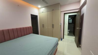 Bedroom Image of 1500 Sq.ft 3 BHK Apartment / Flat for rent in Adani Amogha, Shantigram Ahmedabad for Rs. 55000