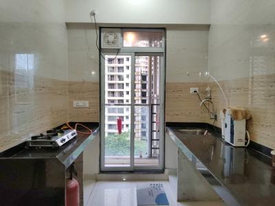 Kitchen Image of 540 Sq.ft 2 BHK Apartment / Flat for rent in Kasarvadavali Thane for Rs. 19000